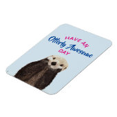 晴れ着素晴らしの写真を撮る マグネット (左側)