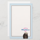 晴れ着素晴らしの写真を撮る 便箋 (正面/裏面)