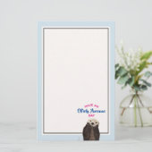 晴れ着素晴らしの写真を撮る 便箋 (スタンド正面)