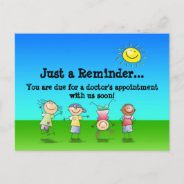 晴れ遊た日の子どもアウトドア ポストカード