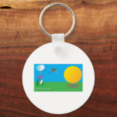 晴れ雨の日 キーホルダー (正面)