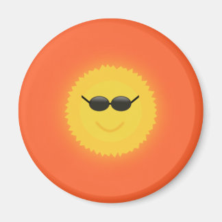 晴クールれた日に日が照らされクールる太陽 マグネット