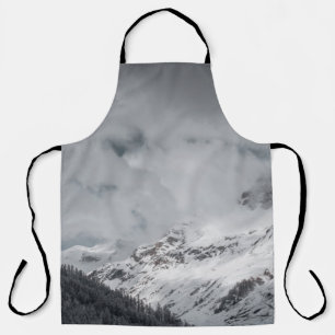 晴天の雪山 エプロン