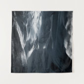 晴天の雪山 タペストリー (正面(横))