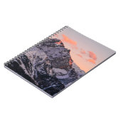 晴天の雪山 ノートブック (左側)