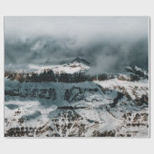 晴天の雪山 ラッピングペーパー (フラット)