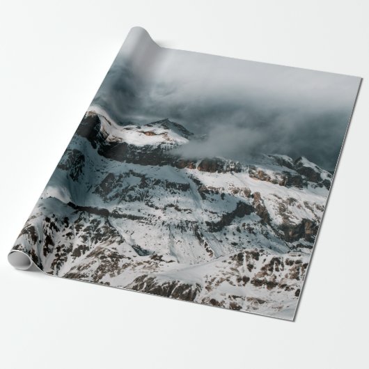 晴天の雪山 ラッピングペーパー (アンロールド)