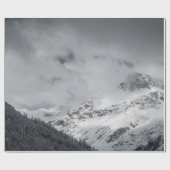 晴天の雪山 ラッピングペーパー (フラット)