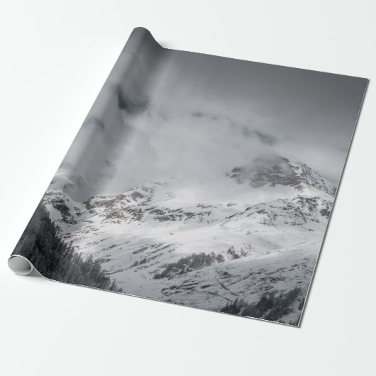 晴天の雪山 ラッピングペーパー (アンロールド)