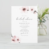 晴海エレガント桜さくらんぼブロッサムブライダルシャワー 招待状 (スタンド正面)