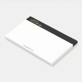 晴眼月のロゴ10X6 ポストイット (アングル)