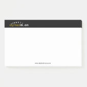 晴眼月のロゴ10X6 ポストイット (正面)