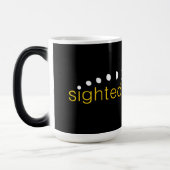 晴眼月のロゴ モーフィングマグカップ (左)