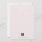 晴美エレガント桜さくらんぼブ結婚ロズ 招待状 (裏面)