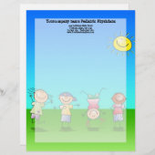 『晴遊れの日に子どものアウトドア』 レターヘッド (正面/裏面)