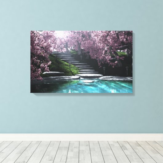 智仙 キャンバスプリント (インサイチュ (ウッドフロア))