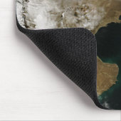 智天火山噴火の灰のプルーム マウスパッド (コーナー)