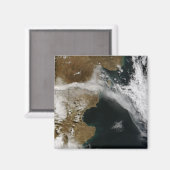 智天火山噴火の灰のプルーム マグネット (正面/裏面)