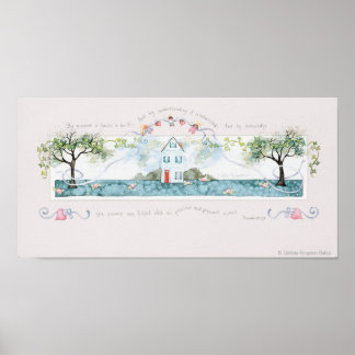 智慧によって家が建つ ポスター