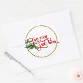 智慧のある人はまだ彼を求めている ラウンドシール (封筒)