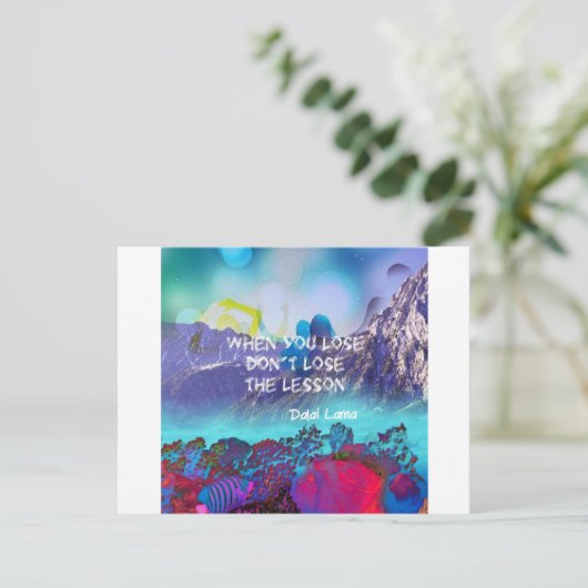 智慧は何でもできる ポストカード (スタンド正面)