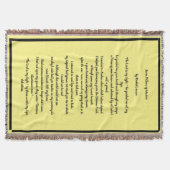 智慧七柱 スローブランケット (正面)