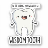 智歯おもしろい歯歯プン シール (正面)