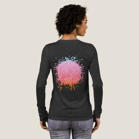 暁のオーロラ トライブレンドTシャツ (背面全体)