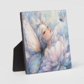 暁の芍薬のプレート フォトプラーク (正面)