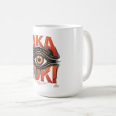 暁月邪眼Tシャツ コーヒーマグカップ (正面右)