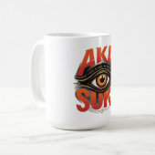 暁月邪眼Tシャツ コーヒーマグカップ (正面左)