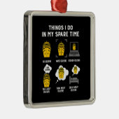 暇なときにやることがうまくいくおもしろい メタルオーナメント (右)