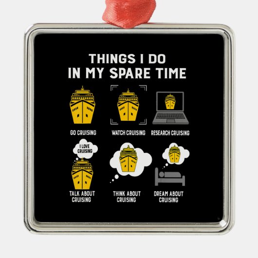 暇なときにやることがうまくいくおもしろい メタルオーナメント (正面)