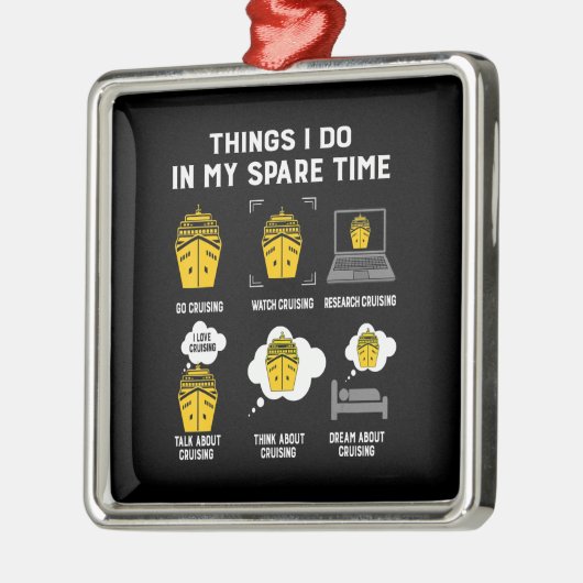 暇なときにやることがうまくいくおもしろい メタルオーナメント (左)