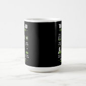 暇なときにゴルフで繰り返すこと コーヒーマグカップ (中央)