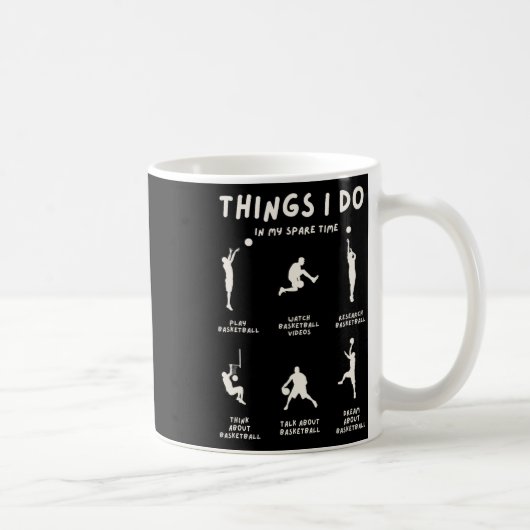 暇な時にすること コーヒーマグカップ (右)