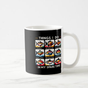 暇な時にやることおもしろい魚釣り好き コーヒーマグカップ