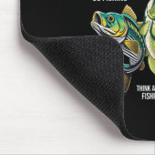 暇な時にやることおもしろい魚釣り好き マウスパッド (コーナー)