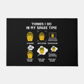 暇な時にやることがうまくいくおもしろいクルージング ドアマット (正面)