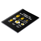 暇な時にやることはクルージング おもしろい ノートブック (左側)