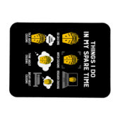 暇な時にやることはクルージング おもしろい マグネット (横)