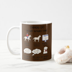 暇な時にやることは~への贈り物 コーヒーマグカップ