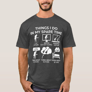 暇な時にやること – ギター Tシャツ