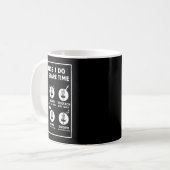 暇な時にやること ディスクゴルフ アクセサリー コーヒーマグカップ (正面左)