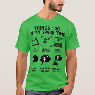 暇な時にやること ディスクゴルフ ゴルフ Tシャツ