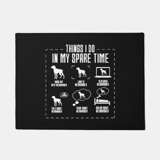 暇な時にやること ドアマット (正面)