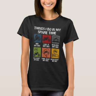 暇な時にやること モトクロス バイク オフロード Tシャツ