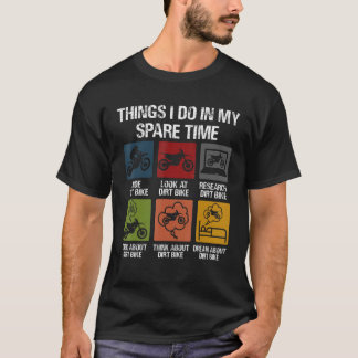 暇な時にやること モトクロス バイク オフロード Tシャツ