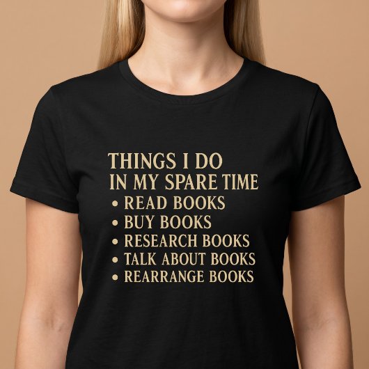 暇な時にやること 読書 Tシャツ