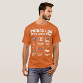 暇な時にやるゲーマーなこと ガミング フレンド Tシャツ (正面フル)